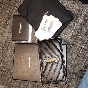 YSL card wallet